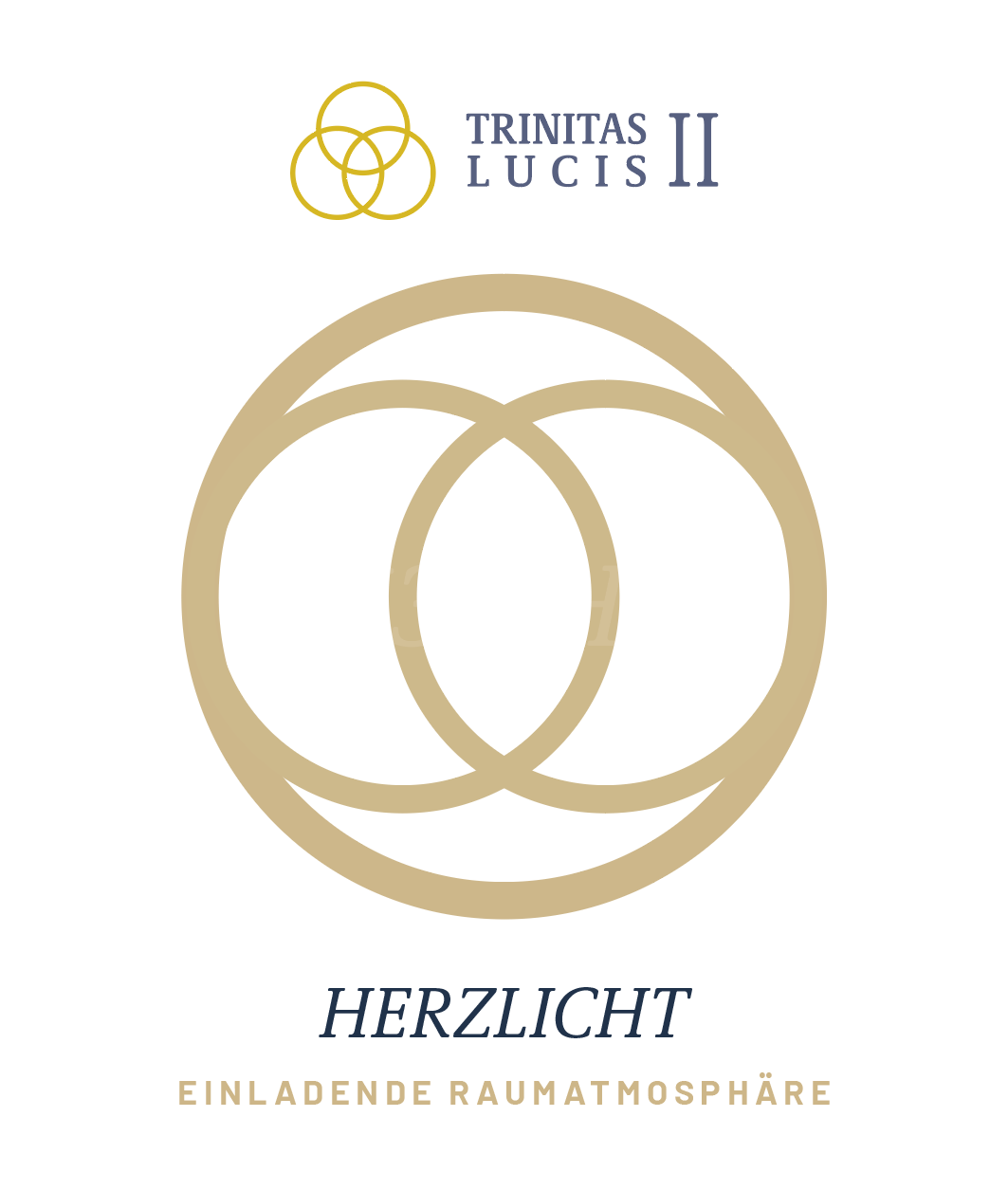 TRINITAS LUCIS II – Herzlicht · Einladende Raumatmosphäre · Raumspray von QuantumSeele · Geometrie: Vesica Piscis